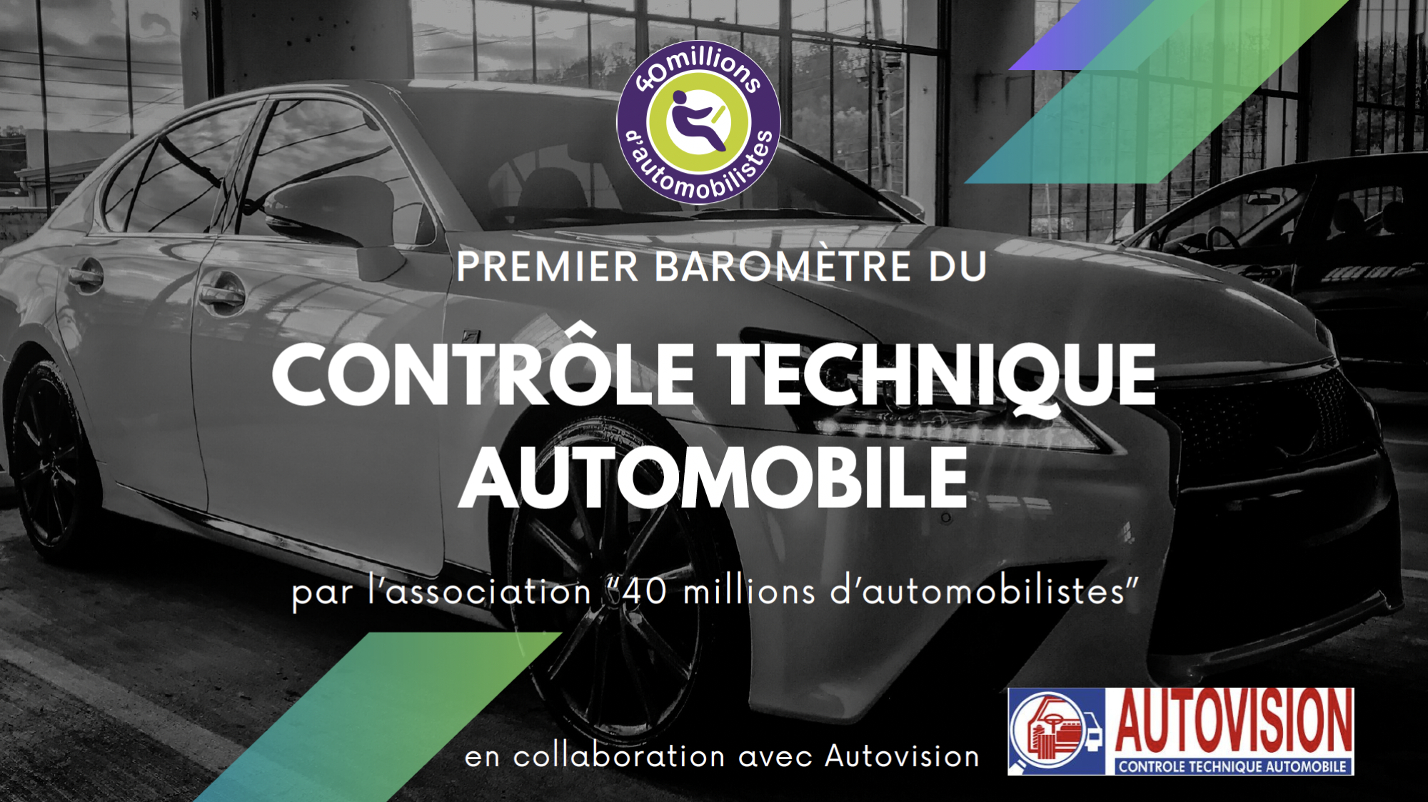&quot;40 millions d&#039;automobilistes&quot; publie le premier baromètre du contrôle technique automobile