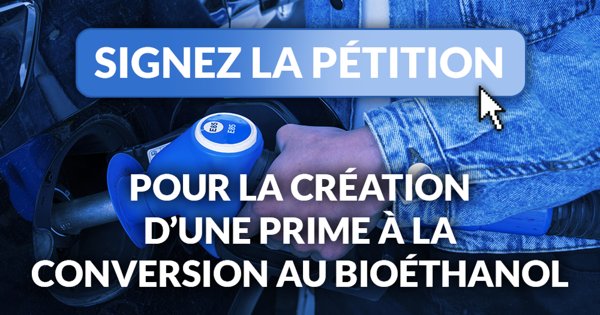 Pétition pour la création d&#039;une prime à la conversion au biotéhanol