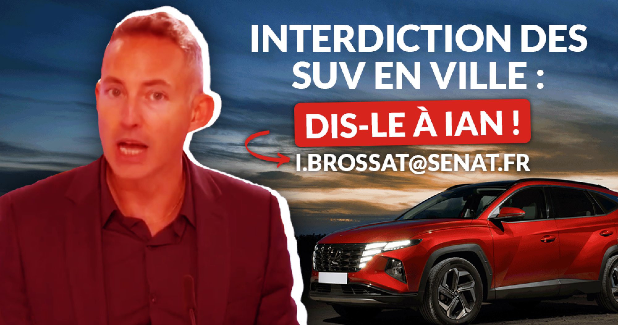 Interdiction des SUV en ville : dites-le à Ian !